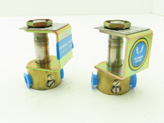 Honeywell Skinner C2JX194 Solenoid Valve 2-Way NC 90PSI 1/8"NPT No Coil Lot of 4