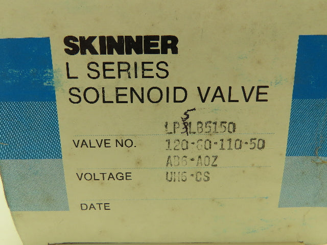 Honeywell Skinner LP5LB5150 Solenoid Valve 3-Way NO 120V 10-150 PSI 3/4" NPT