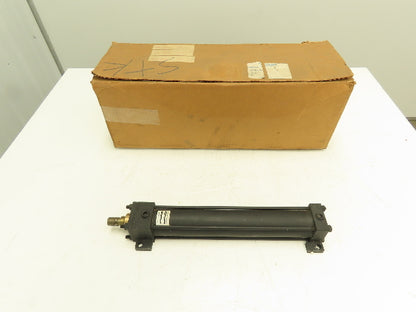 Atlas ASL Pneumatic Air Cylinder 2" Bore 12" Stroke 250 PSI Foot Mount