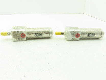 Atlas 1.50BFDSS02.0 Stainless Pneumatic Air Cylinder 1.5" Bore 2" Stroke  (2)pcs