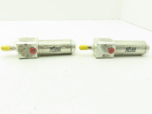 Atlas 1.50BFDSS02.0 Stainless Pneumatic Air Cylinder 1.5" Bore 2" Stroke  (2)pcs
