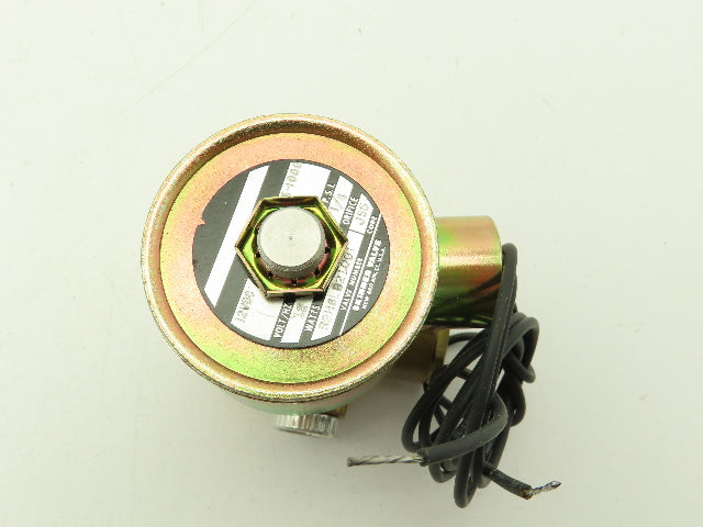 Honeywell Skinner R2H6LB21001 Solenoid Valve 2-Way NC 12VDC 5-1000 PSI 1/4" NPT