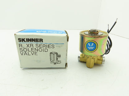 Honeywell Skinner R2H6LB21001 Solenoid Valve 2-Way NC 12VDC 5-1000 PSI 1/4" NPT
