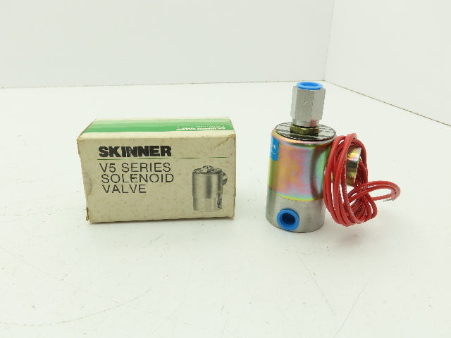 Honeywell Skinner V5D34390 Solenoid Valve 3-Way NC 120V 400 PSI 1/4" NPT