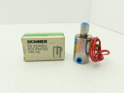 Honeywell Skinner V5D34390 Solenoid Valve 3-Way NC 120V 400 PSI 1/4" NPT
