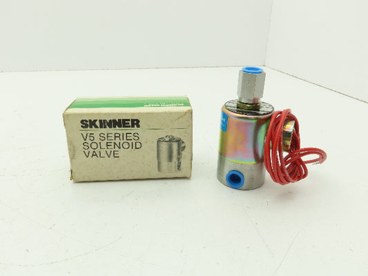 Honeywell Skinner V5D34390 Solenoid Valve 3-Way NC 120V 400 PSI 1/4" NPT