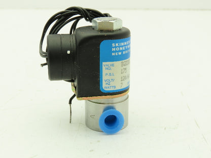 Honeywell Skinner B2DBE1175N Solenoid Valve 2-Way NC 120V 175 PSI 1/8" NPT