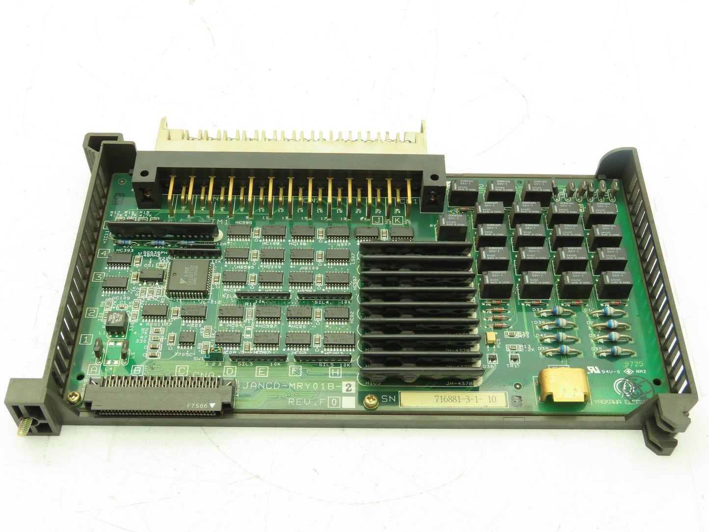 Yaskawa Electric JANCD-MRY01B-2 Rev. F Robot Controller Card