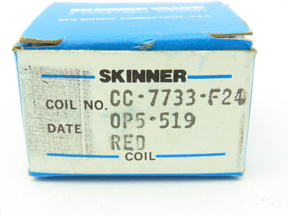 Honeywell Skinner CC-7733-F24 Valve Solenoid Coil 1/2" ID 120V 60Hz