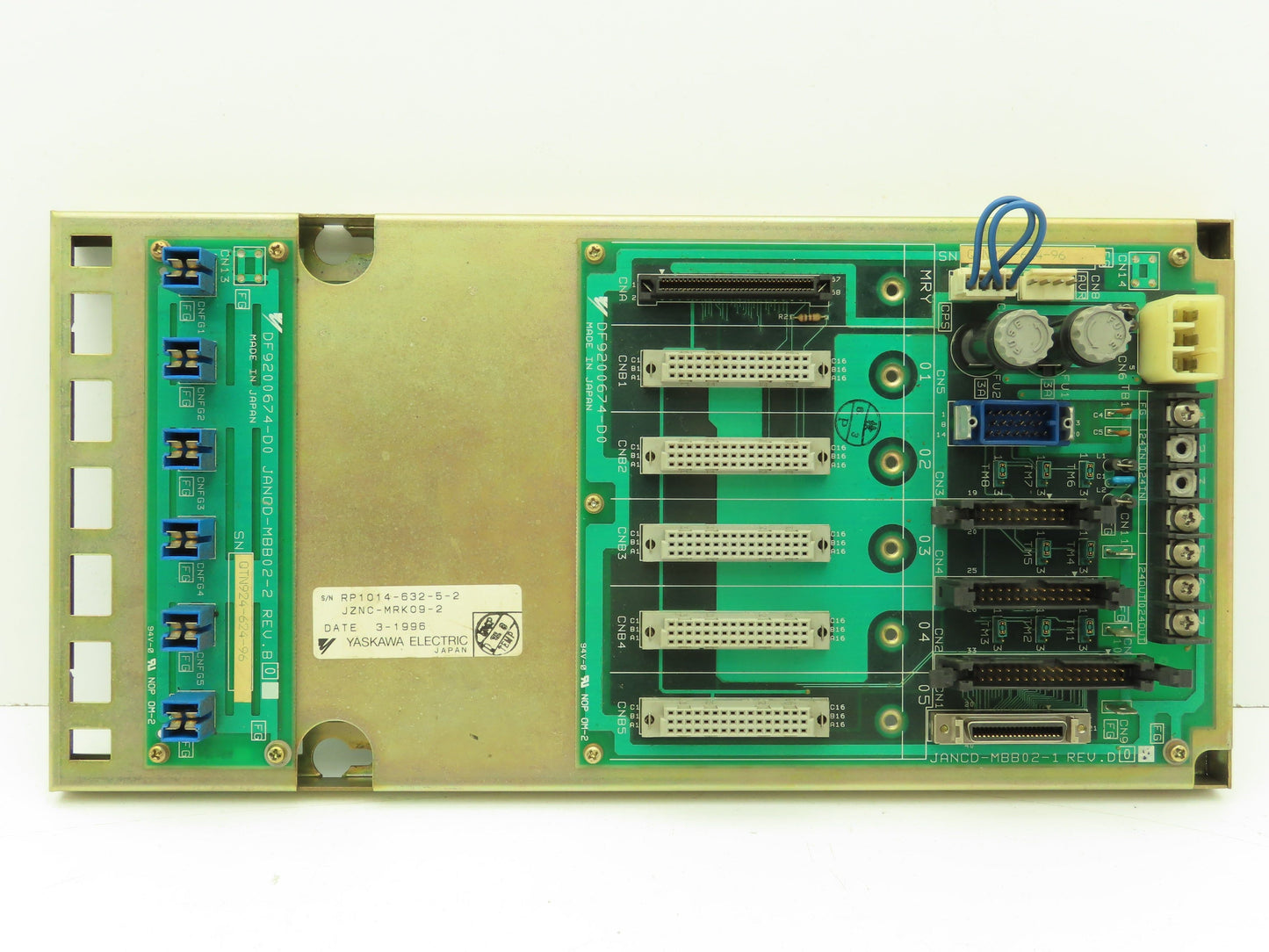 Yaskawa Electric JZNC-MRK09-2 Robot Controller Back Panel