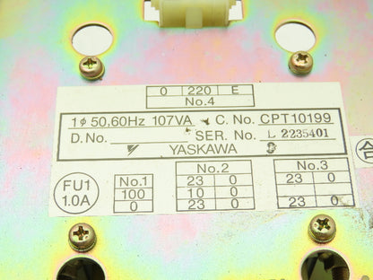 Yaskawa Electric JZNC-MTU02-3 Robot Controller Power Supply Module