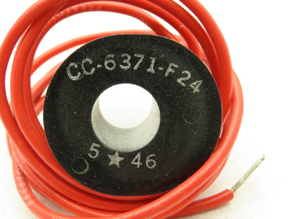Honeywell Skinner CC-6371-F24 Valve Solenoid Coil 1/2" ID