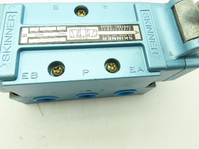Honeywell Skinner S4L0KFX5 Directional Control Spool Valve 5 Port 3 Pos 3/4" NPT