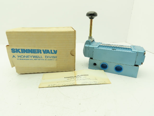 Honeywell Skinner S4L0KFX5 Directional Control Spool Valve 5 Port 3 Pos 3/4" NPT