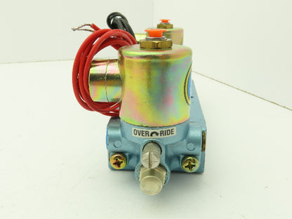 Honeywell Skinner S3RRGBL3 Directional Control Spool Valve 120V 5 Port 3 Pos 3/8