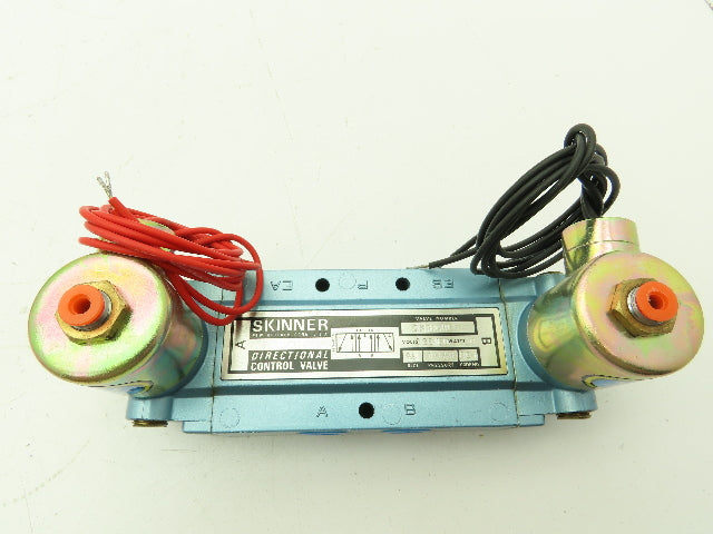 Honeywell Skinner S3RRGBL3 Directional Control Spool Valve 120V 5 Port 3 Pos 3/8