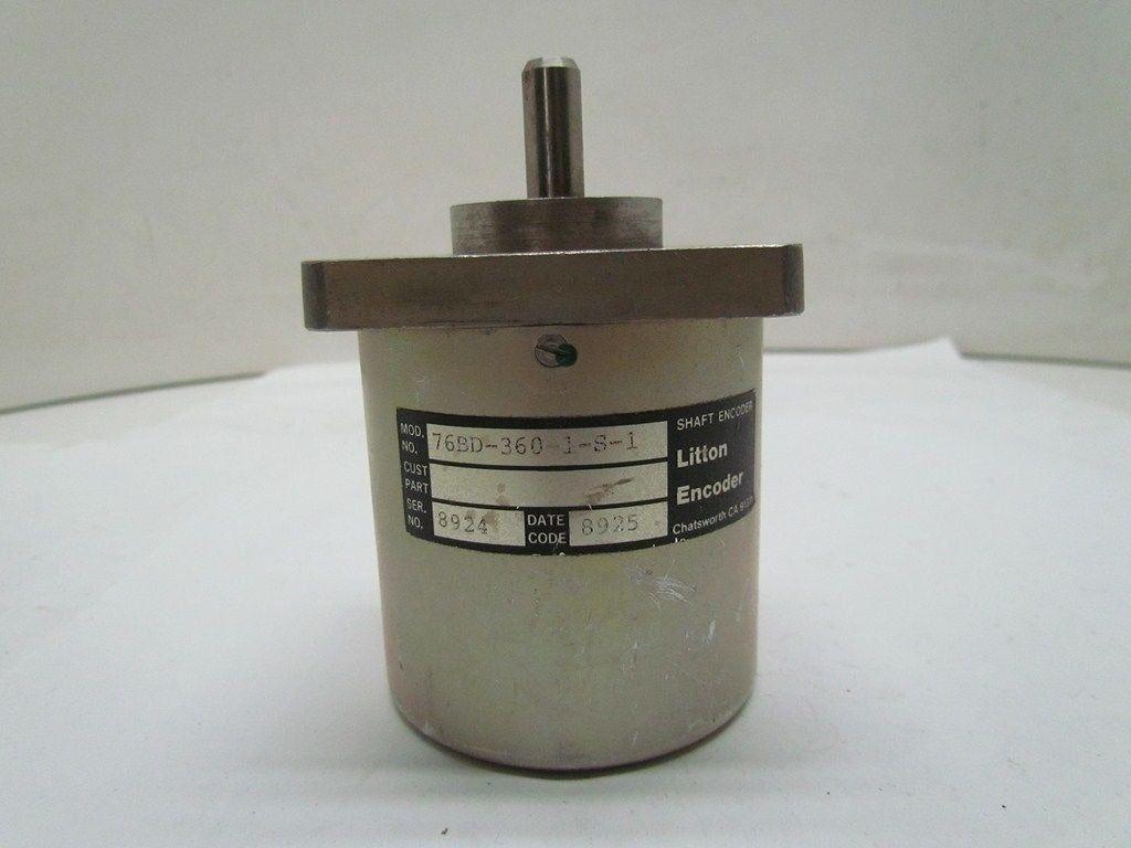 BEI Litton 76BD-360-1-S-1 76 Series Optical Rotary Shaft Encoder