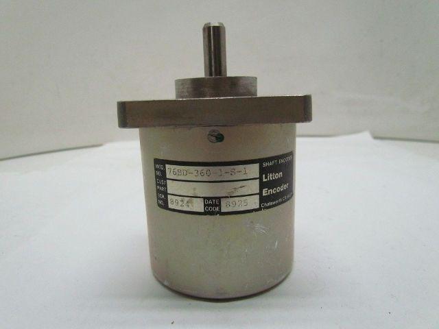BEI Litton 76BD-360-1-S-1 76 Series Optical Rotary Shaft Encoder