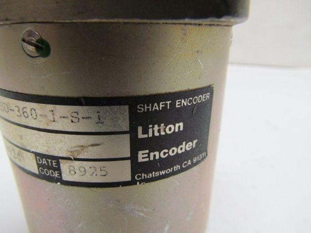 BEI Litton 76BD-360-1-S-1 76 Series Optical Rotary Shaft Encoder