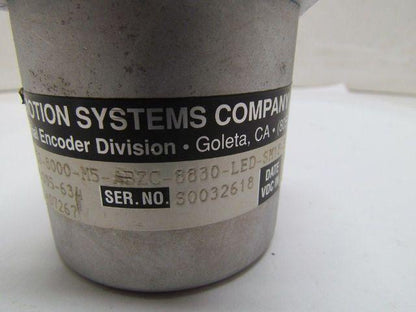BEI Motion Systems H25D-SS-8000-M5-ABZC-8830-LED-SM18-S P/N 924-01005-634