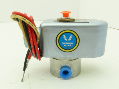 Honeywell Skinner V53ARMM1050 Solenoid Valve 3-Way NC 120V 50PSI 1/8NPT Latching