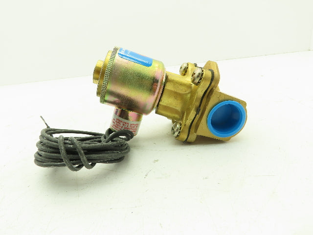 Honeywell Skinner XLB2L110 Brass Solenoid Valve 2-Way NC 120V 50 PSI 3/4" NPT