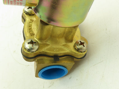 Honeywell Skinner XLB2L110 Brass Solenoid Valve 2-Way NC 120V 50 PSI 3/4" NPT