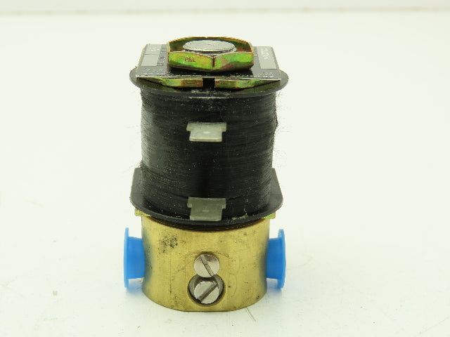 Honeywell Skinner C2JX194 Brass Solenoid Valve 2-Way NC 120V 90 PSI 1/8" NPT