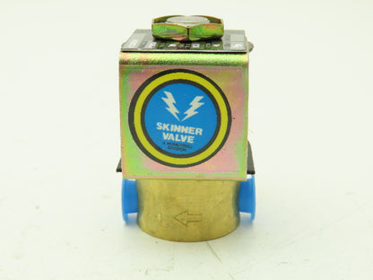 Honeywell Skinner C2JX194 Brass Solenoid Valve 2-Way NC 120V 90 PSI 1/8" NPT