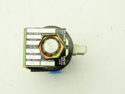 Honeywell Skinner C2JX194 Brass Solenoid Valve 2-Way NC 120V 90 PSI 1/8" NPT