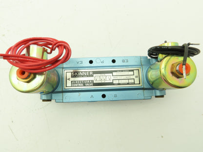 Honeywell Skinner S3RRHAL2 Directional Control Valve 5/3 5 Port 1/4"NPT 120V