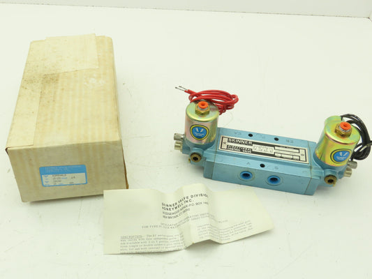 Honeywell Skinner S3RRHAL2 Directional Control Valve 5/3 5 Port 1/4"NPT 120V