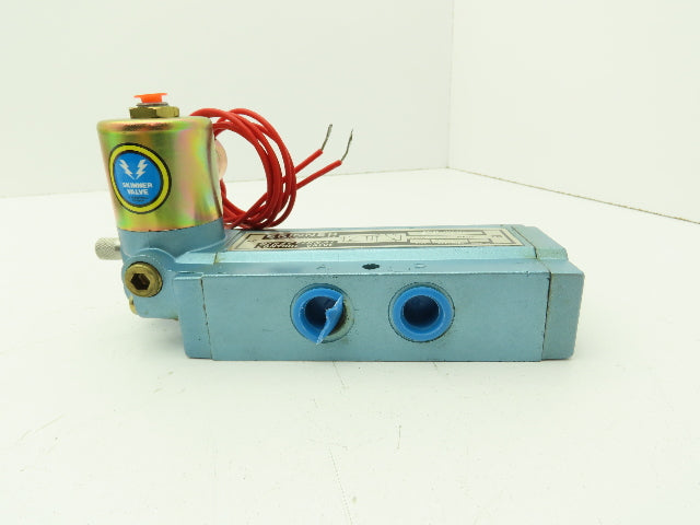 Honeywell Skinner S3R0ABL3 Solenoid Spool Valve 5-Way 2 Pos 120V 150 PSI 3/8"NPT