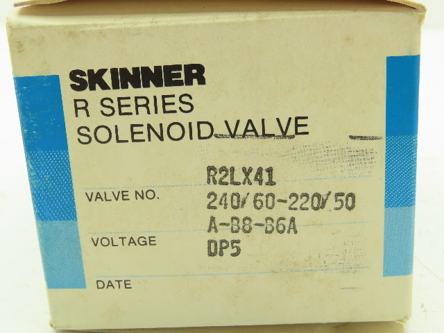 Honeywell Skinner R2LX41 Solenoid Valve 2-Way NC 240V 5-200 PSI 1/4" NPT