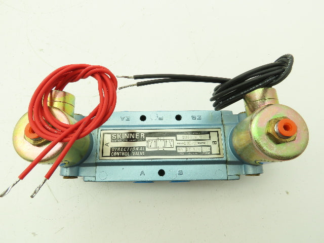 Honeywell Skinner S3RRJAL3 Solenoid Spool Valve 5-Way 3 Pos 120V 150 PSI 3/8"NPT