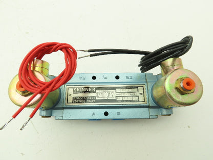 Honeywell Skinner S3RRJAL3 Solenoid Spool Valve 5-Way 3 Pos 120V 150 PSI 3/8"NPT