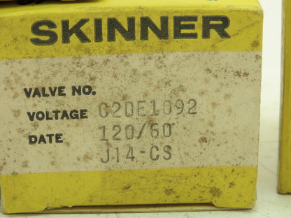 Honeywell Skinner C2DE1092 Brass Solenoid Valve 2-Way NC 90 PSI 1/8"NPT Lot of 4