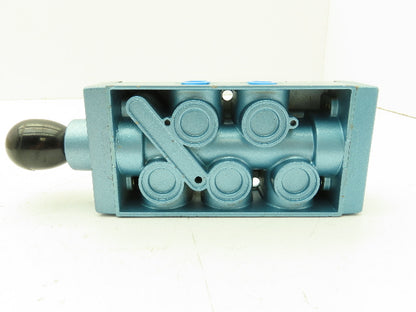 S3B0CCX2 Skinner Directional Control Valve 5/2 5 Way 2 Pos 1/4" NPT 150 PSI