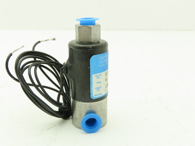 Honeywell Skinner B15DK1040 Solenoid Valve 3-Way NO 120V 40 PSI 1/8" NPT