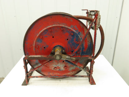 Hannay 820 25 26 A TR Pneumatic Air Hose Reel 1"x 45' Long Spring Rewind