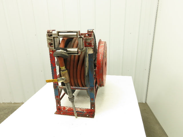 Hannay 820 25 26 A TR Pneumatic Air Hose Reel 1"x 45' Long Spring Rewind