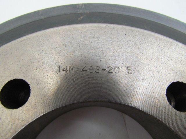 Gates 14M-48S-20 E Poly Chain GT Sprocket 14mm Pitch 48 Tooth 3020 Hub