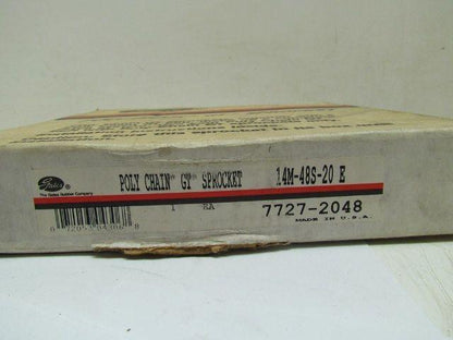Gates 14M-48S-20 E Poly Chain GT Sprocket 14mm Pitch 48 Tooth 3020 Hub