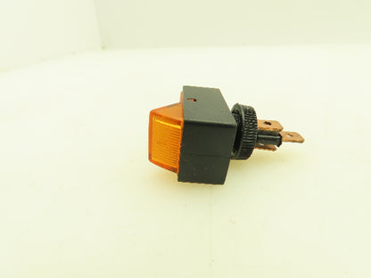 Calterm Illuminated Amber Light Jumbo Glow Rocker Switch 12VDC 20A  -Lot of 15