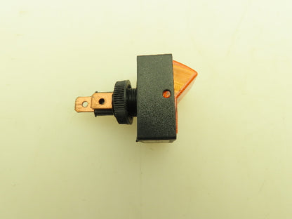 Calterm Illuminated Amber Light Jumbo Glow Rocker Switch 12VDC 20A  -Lot of 15