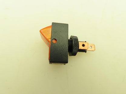 Calterm Illuminated Amber Light Jumbo Glow Rocker Switch 12VDC 20A  -Lot of 15