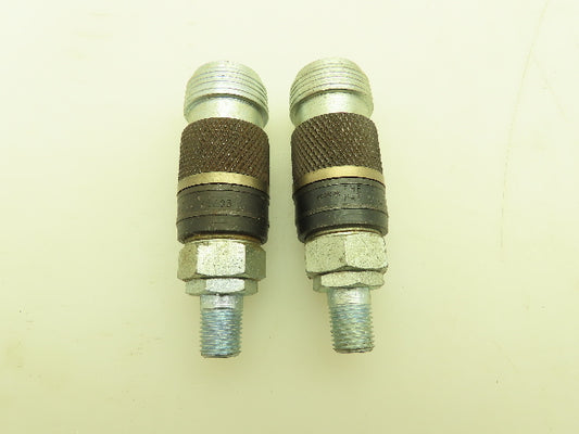 ARO 23203-012 Full Bore Pneumatic Quick Coupler 3/8" Body 1/4" NPT  -Lot of 2