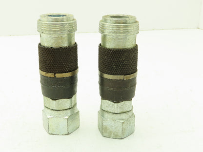 ARO 23204-005 Full Bore Pneumatic Quick Coupler 1/2" Body 3/4" FNPT  -Lot of 2
