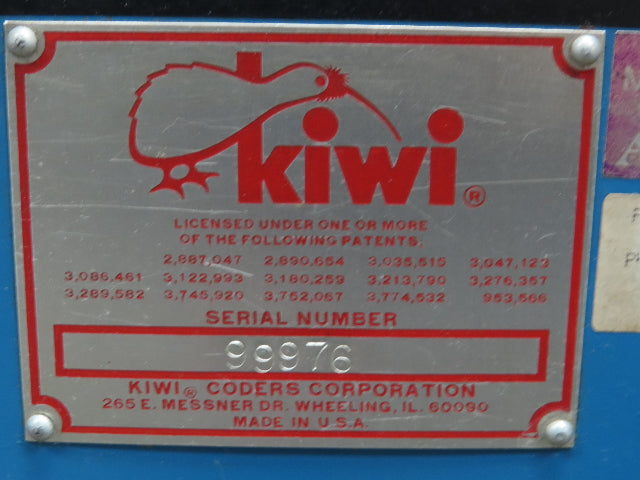 Kiwi Coders Corporation Corrugate Case Transport with HP Ink Jet Printing System