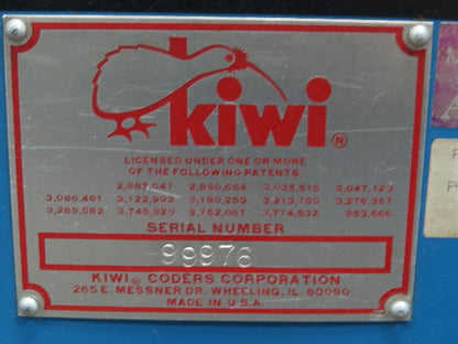 Kiwi Coders Corporation Corrugate Case Transport with HP Ink Jet Printing System